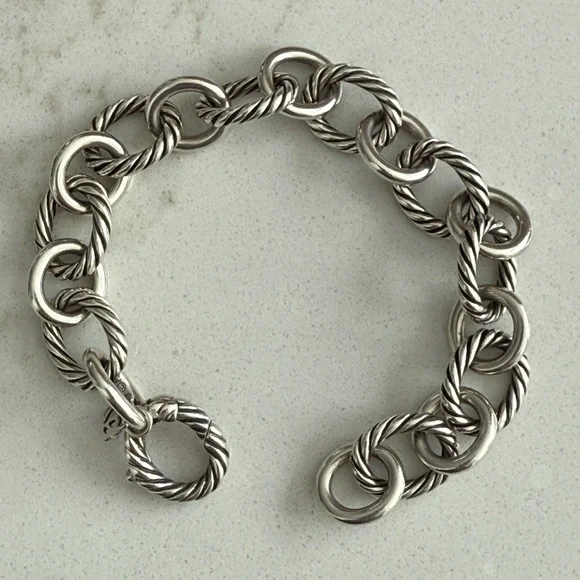 David Yurman Silver Chain Bracelet - Picture 6 of 6